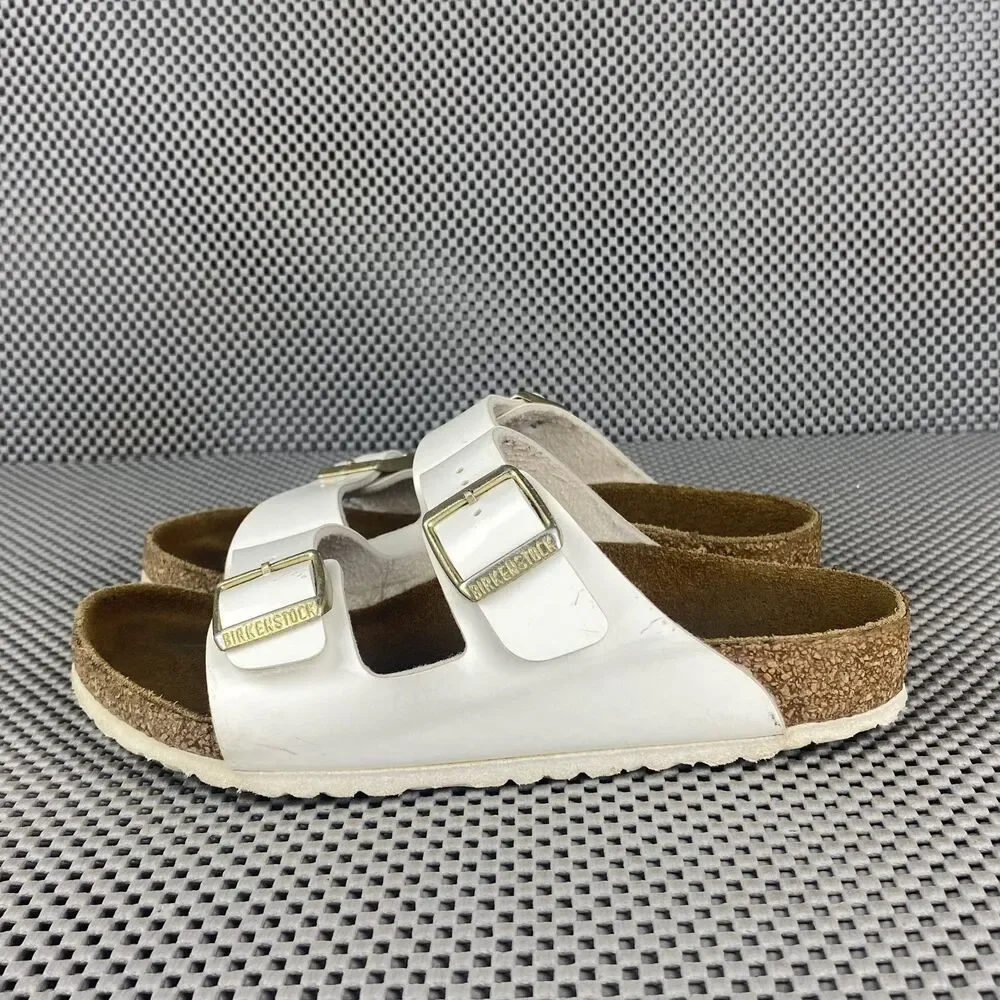 Birkenstock Arizona Sandals Kids Youth 32 White Slide On Made in Germany